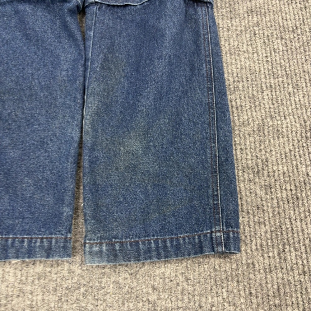Vintage Wrangler WTG Tech Gear Jeans Boys 7 Blue Cotton Convertible Zip Off Y2K - Picture 2 of 9